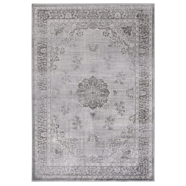 Ophelia & Co. Huckstep Oriental Gray Area Rug Wayfair